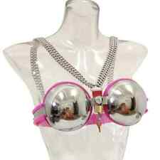 Edelstahl Keuschheit BH Keuschheit Gerät mit Kette Bondage Fetisch für Frauen SM