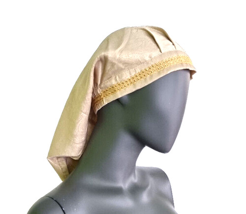 Mittelalter larp haube brokat - mittelalter,