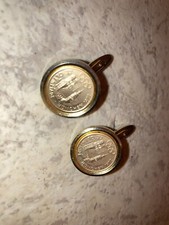 Vergoldete Manschettenknöpfe