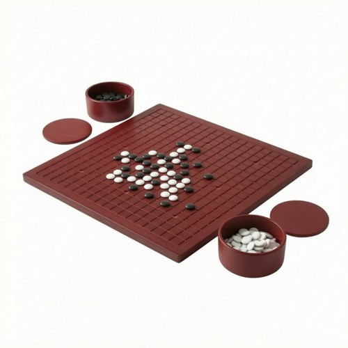 Brettspiel mit steinen - go,