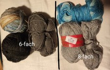 ca. 410g Sockenwolle Reste