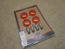 Harley original Bullet Blinker Gläser Turn Signal Lens orange (#7314)