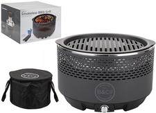 Rauchfreier BBQ Grill in Grau mit Tragetasche Summit B - Co Alfresco Rauchfrei