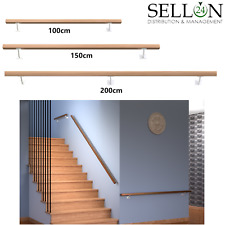 Holz Eiche Wandhandlauf eckig
