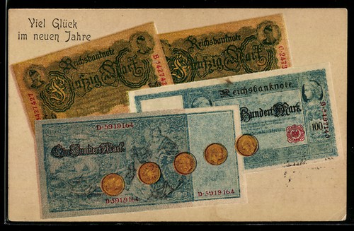 Präge reichsmark scheine - präge-ak,