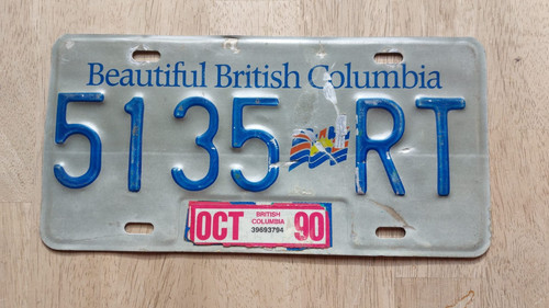 Nummernschild kanada british - ,
