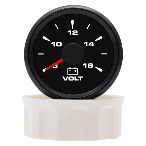 52mm voltmeter 16v - 52mm, 8-16v