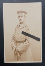 Foto Wk1 Portrait Offizier Garde? Jäger? Berlin Mütze Mantel Kragenspiegel Bild