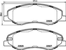 Bremsbelagsatz Scheiben mit