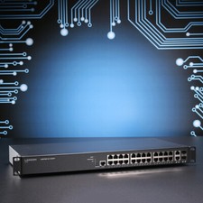Lancom GS-2326P+ Gigabit Managed PoE Switch // 24x RJ-45, 2x RJ-45/​SFP