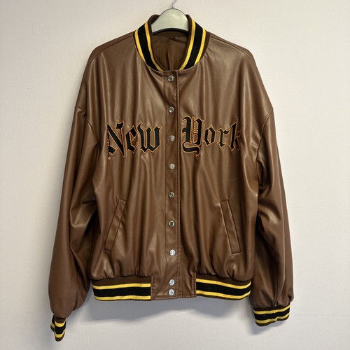 Braune new york kunstleder - new,