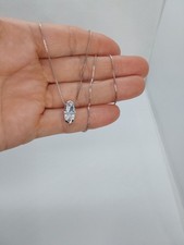 HAN 925 Italy Halskette mit Bergkristall Anhänger