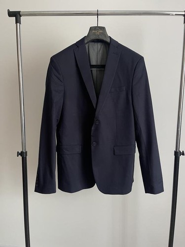Men zara blazer navy m - blazer,