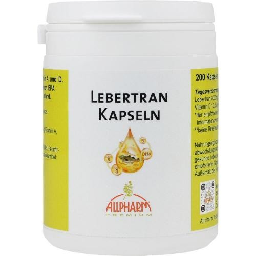 Lebertran kapseln 500 - lebertran, 200