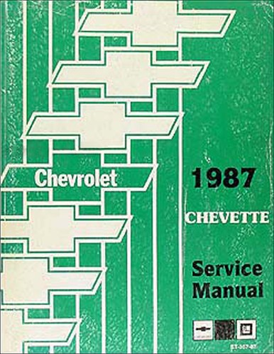 1987 chevette shop manuell oem - 1987,