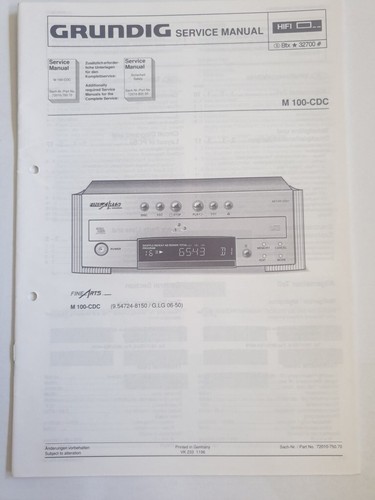 Original grundig service - original,