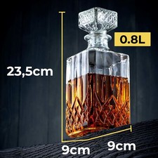 Whiskey Karaffe 1L Glaskaraffe