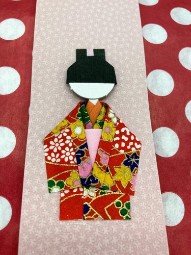 Japanische washi papier puppe - japanische,