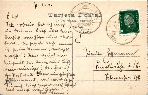 Stempel deutsche marine - ak,