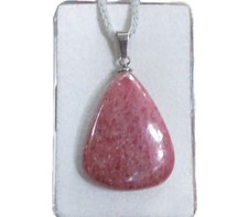 Rhodonit Cabochon Anhänger Nr. 4958