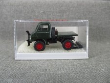 Brekina 1:87 39012 Modellauto  MB 411 Unimog mit Anbauplatte in OVP BR29