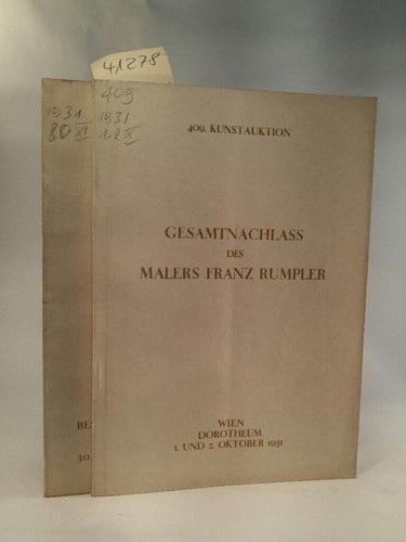 Gesamtnachlass des malers - gesamtnachlass,