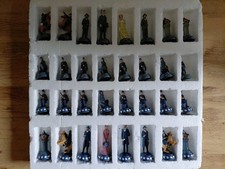 Schachfiguren Soldaten USA Konföderierte Süd Nord Staaten Masse