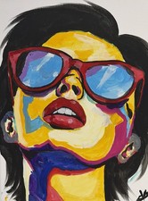 Original Gemälde Acryl Pop
