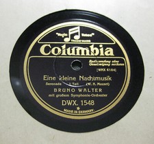 BRUNO WALTER Eine kleine Nachtmusik (W.A.Mozart) COLUMBIA DWX 1548-49 (0104)
