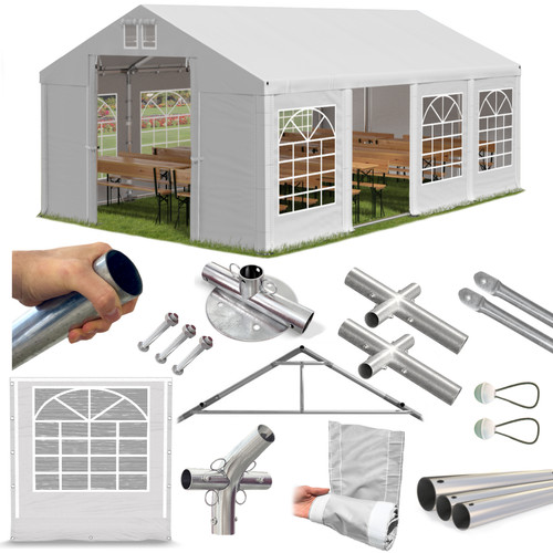 Partyzelt 5x8 gartenzelt - partyzelt,