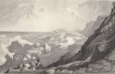 Giants Causeway in Irland. aus