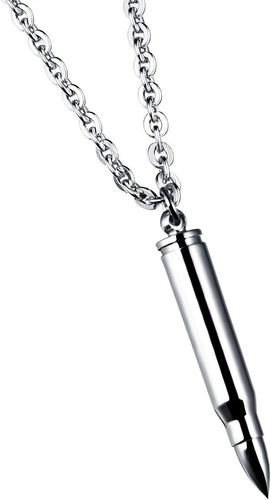 Edelstahl silber kette - silber,