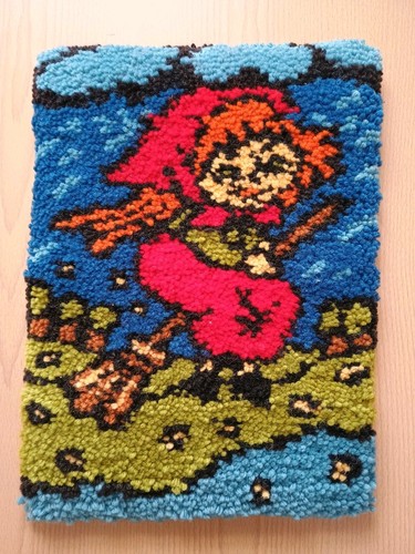Wandbehang kleine hexe - wandbehang,