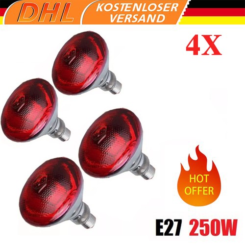 Infrarotlampe wärmelampe - 4x,