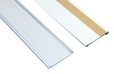 Scannerschienen/Etikettenhalter/Preisschiene, weiß, selbstklebend Höhe: 32mm