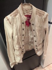 ESPRIT, Damenjacke, military style,  Gr. M, sandbeige