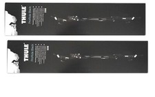 2 Stück THULE ProRide 598 BLACK Fahrradhalter Alu schwarz Dach-Fahrradträger