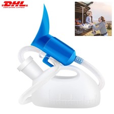 Urinflasche Urin-Ente Tragbar Urinal Urin-Ente Männer Camping 2L mit Deckel