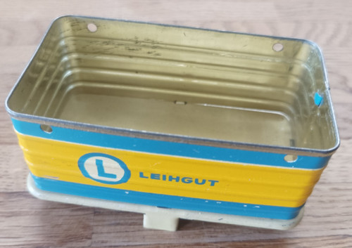 Box kiste leihgut blau - leihgut, zu