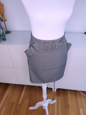 Neuer Karierter Rock Schwarz Weiss H&M Größe S