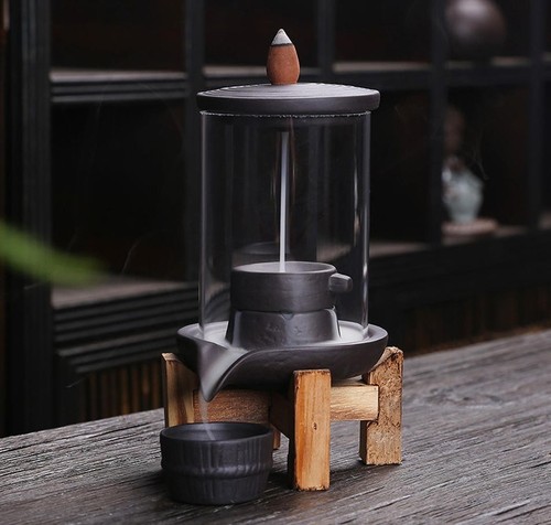 Waterfall smoke backflow zen - waterfall,