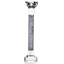 Kerzenleuchter Kerzenständer Kristall Jugendstil Antik Barock  Glas  Höhe 29cm