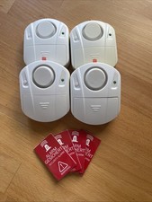 Fenster Alarm Glasbruch Einbruch Schutz Sicherheit Anlage 4 Stück