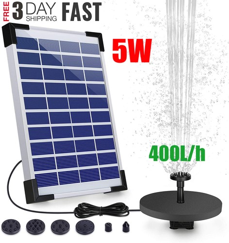 400l solar teichpumpe - 400l/h,