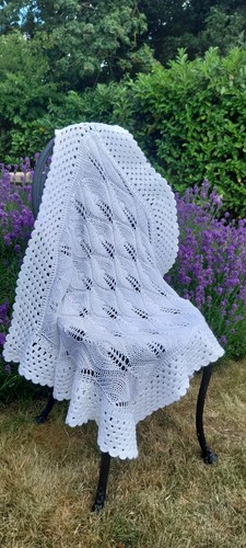 Handgestrickter baby schal - handgestrickter,