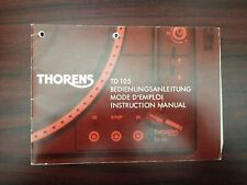 Thorens TD 105 Bedienungsanleitung