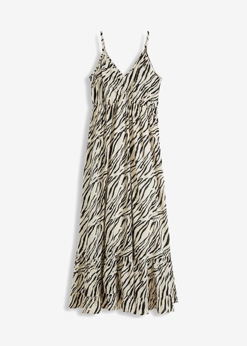 Maxikleid mit leo druck 48 - leo-druck, gr.