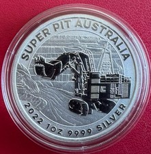 Eine Unze Silber Super Pit