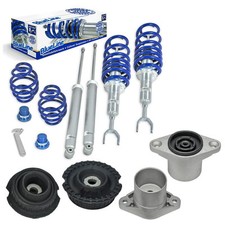 JOM Gewindefahrwerk Domlager Set Sport Fahrwerk BlueLine paßt für Audi A6 4B Neu