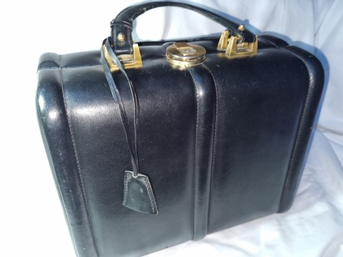 Vintage leder handtasche - vintage,